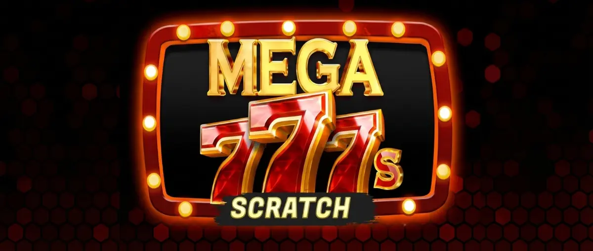 Mega 777 scratch card game screenshot